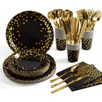 Golden Dots Party Sets