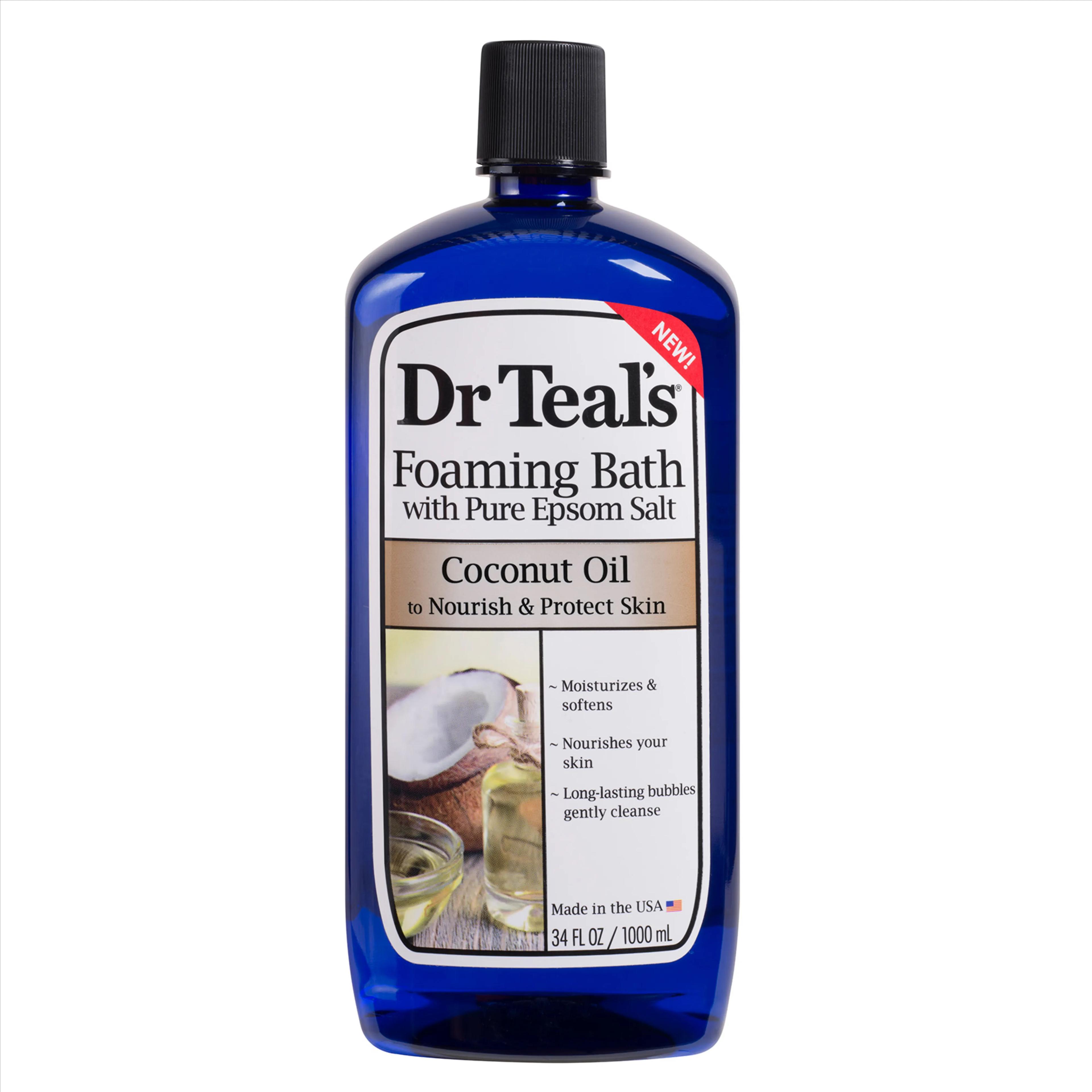 Dr Teal's Coconut Oil Foaming Bath with Pure Epsom Salt 1000ml