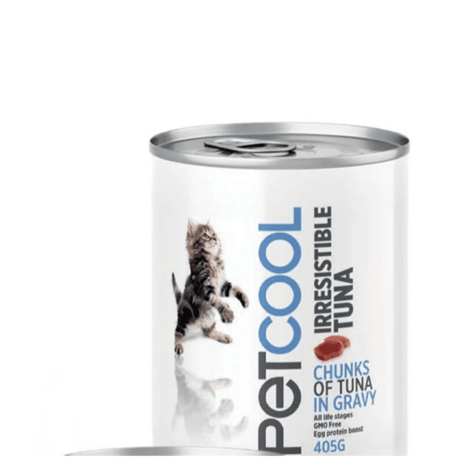 Petcool Tuna Chunks With In Gravy 405G