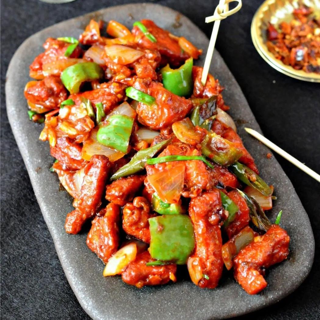 Chilly Chicken Dry