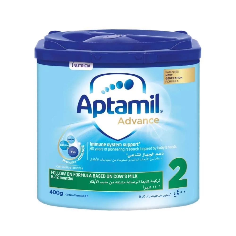 Aptamil Advance 2 Next Generation Follow On Formula from 6-12 months, 400g