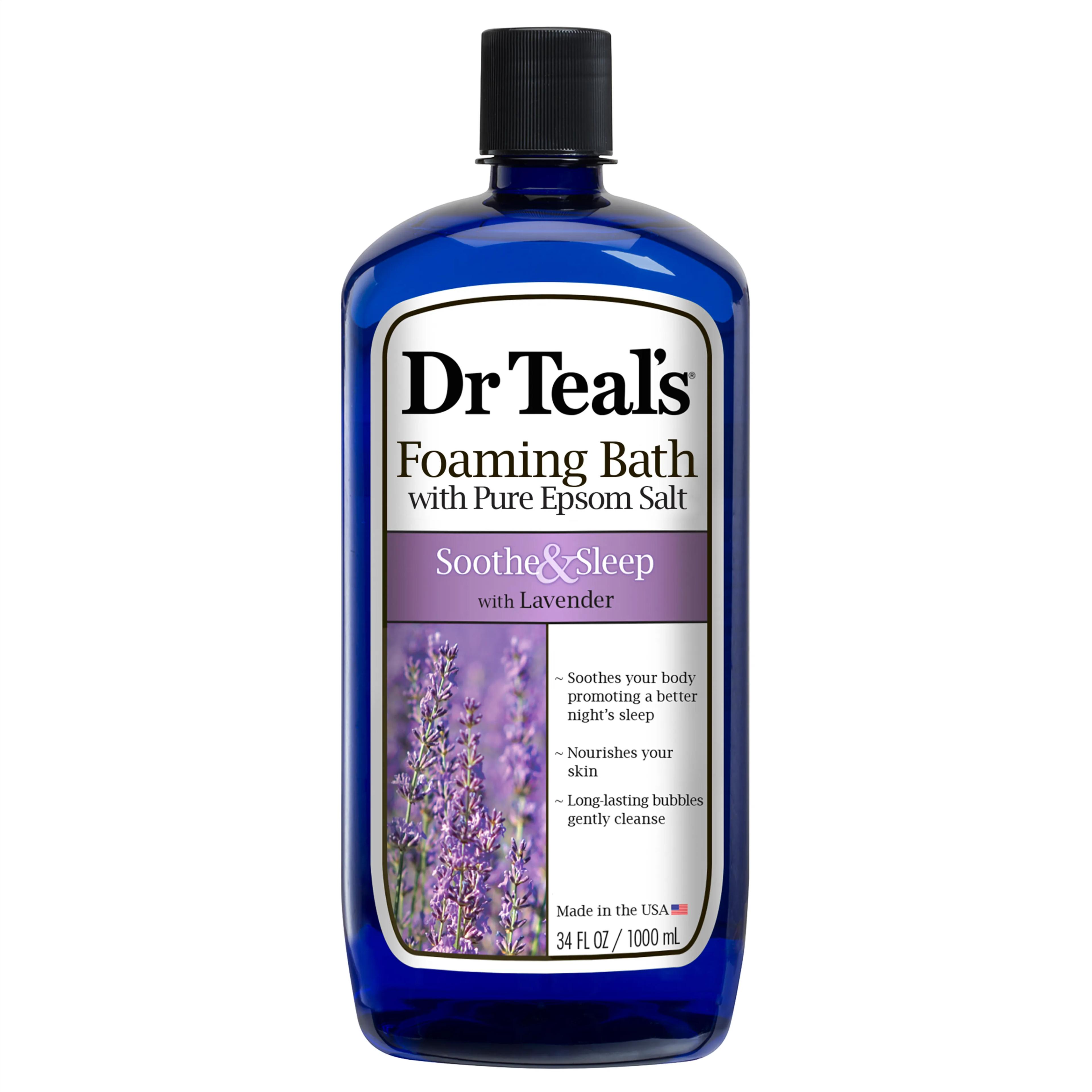 Dr Teal's Foaming Bath Soothe & Sleep With Lavender 1000ml