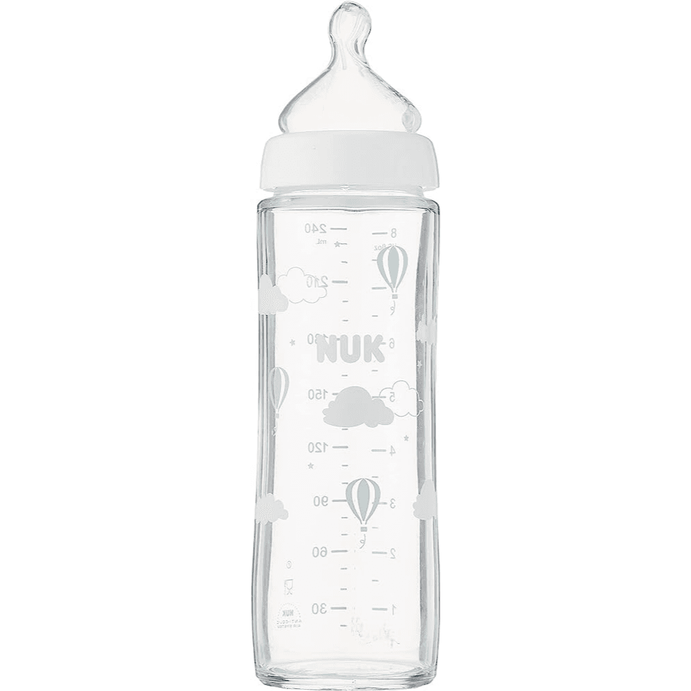 Nuk Classic Glass Bottle 0-6M 240Ml