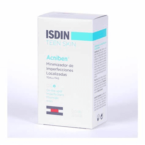 Isdin Teen Skin Acniben Wipes 30 Pieces