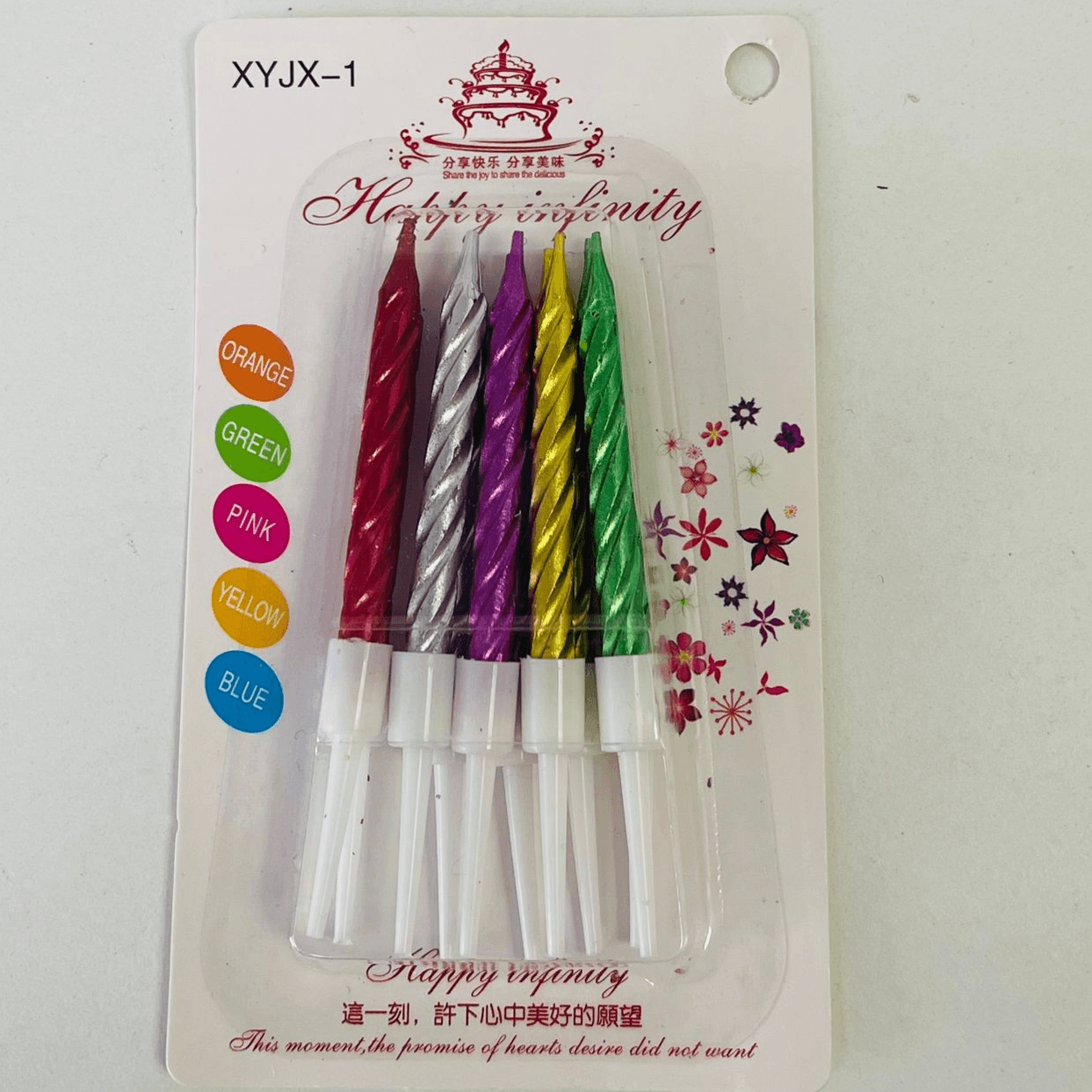 Mini Colorful Chrome Candle