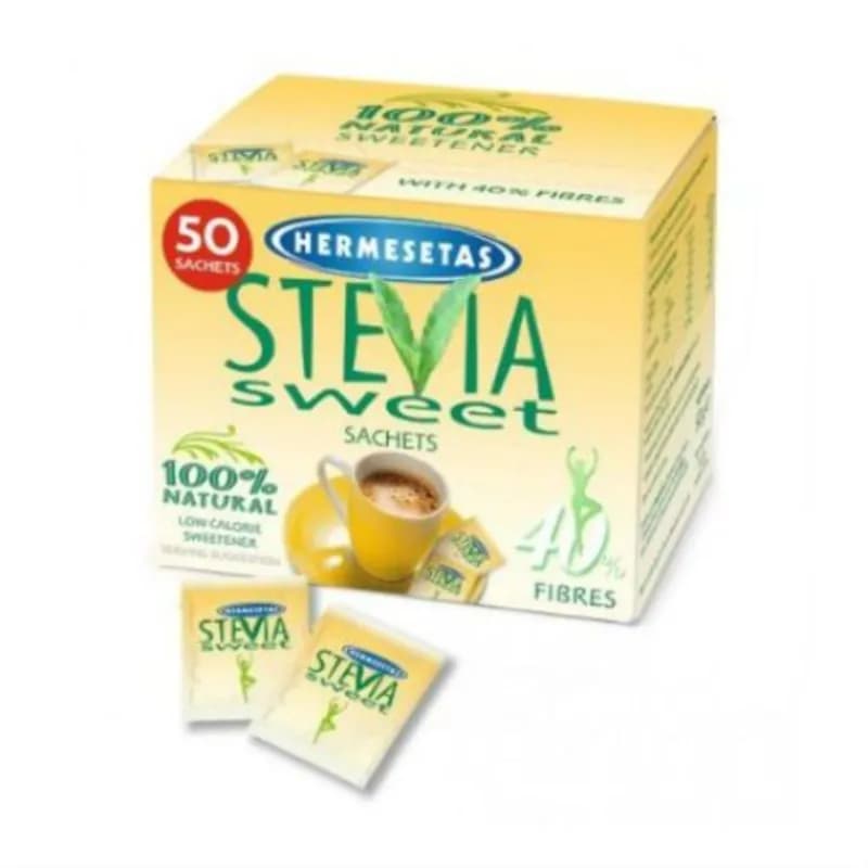 Hermesetas Stevia Sweet Saxhets 50's