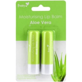 Pretty Moisturising Lip Balm With Aloe Vera Ref-82312-019  4.3g