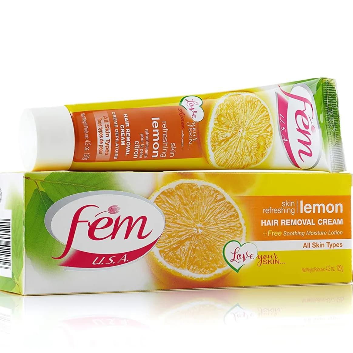 Fem Hair Remover Cream Lemon Flower 120gm