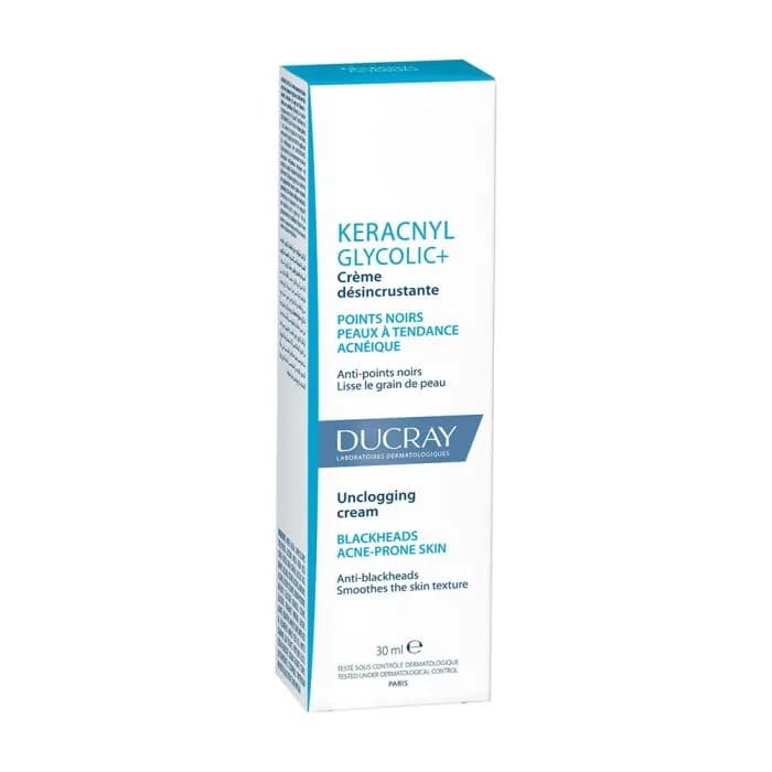 Ducray Keracnyl Glycolic + Unclogging Cream 30ml