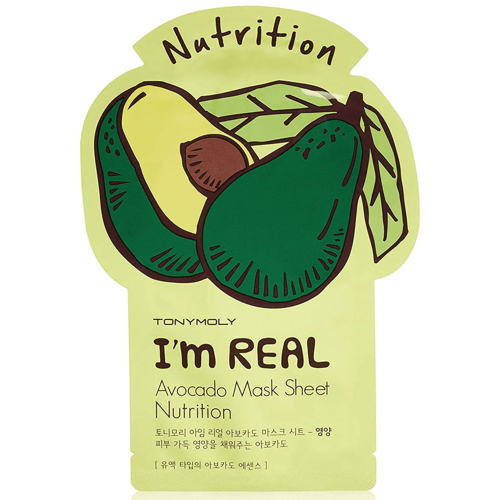 Tonymoly I'm Real Avocado Sheet Mask - Nutrition