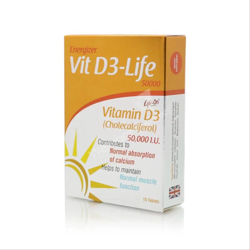 Life On Vit D3-Life 50,000 15 Tab