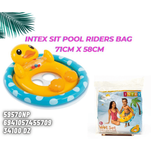 Intex Sit Pool Riders Bag 71M X 58Cm No.59570Np