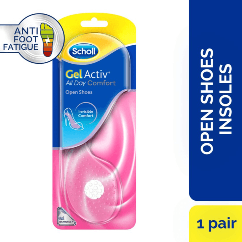 Dr. Scholl Gel Activ All Day Comfort Open Shoes Insoles 1 Pair UK 3-7.5