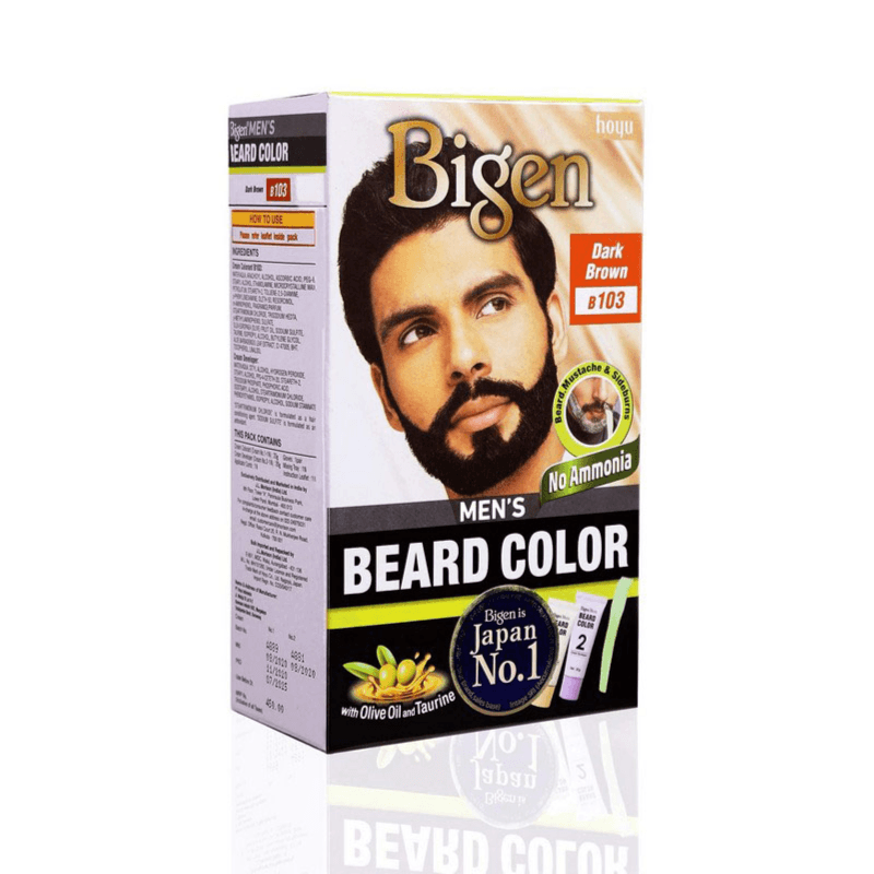 Bigen Men'S Beard Color, Dark Brown B103