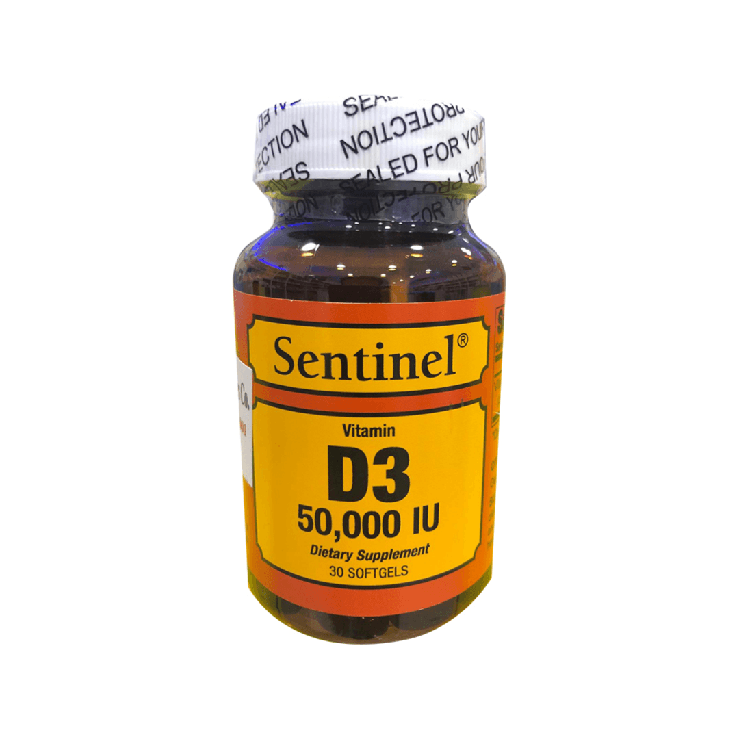 Sentinel D3 50000 Iu 30 Softgel