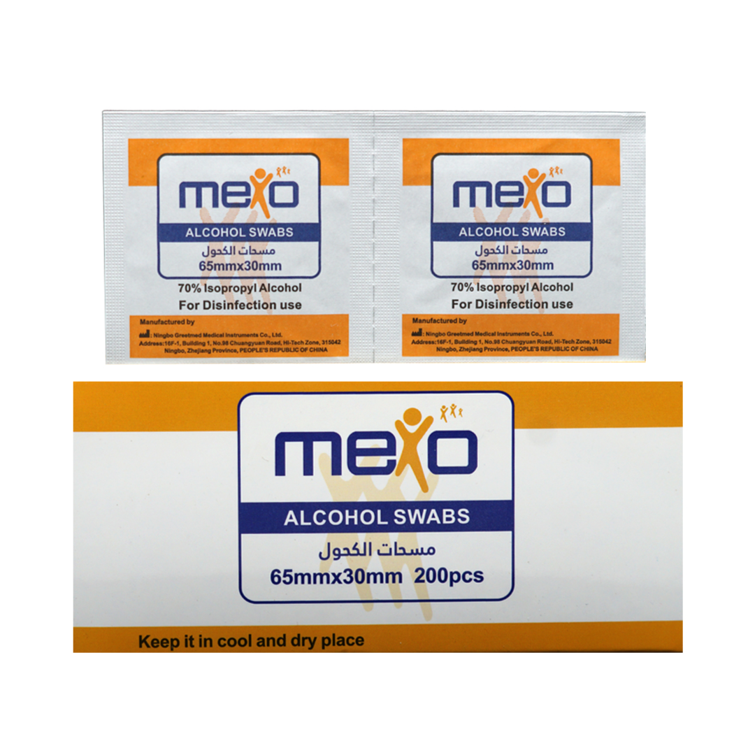 Mexo Alcohol Swabs 200 Pieces