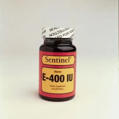 Sentinel vitamin E-400 iu 100 soft gels