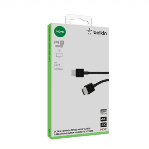 Belkin Ultra HD High Speed HDMI Cable, Black, 2m