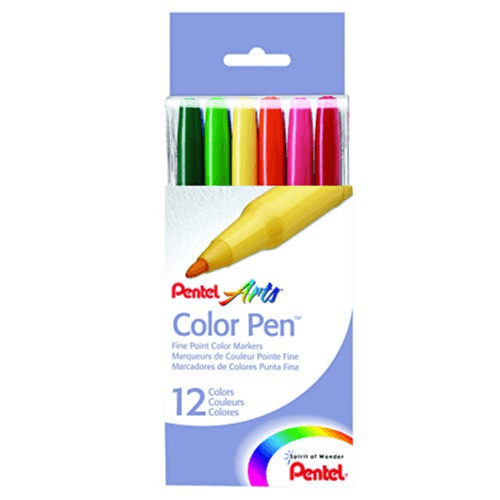 Pentel Arts Color Pen 12Pcs