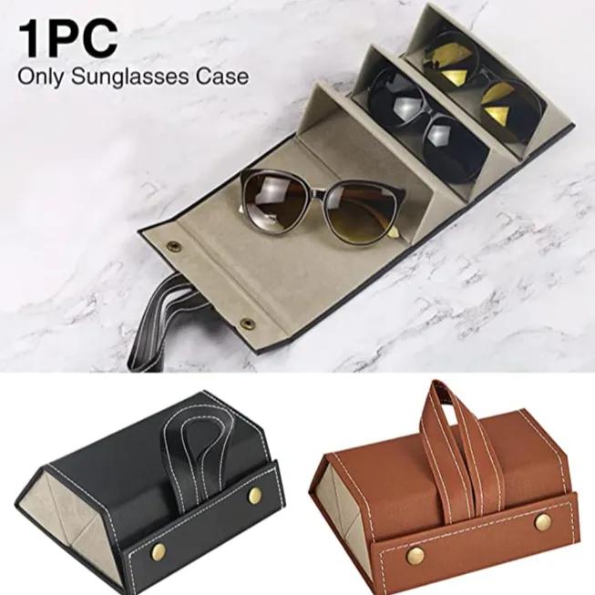 Sunglasses Organizer Box 3 Slot Travel