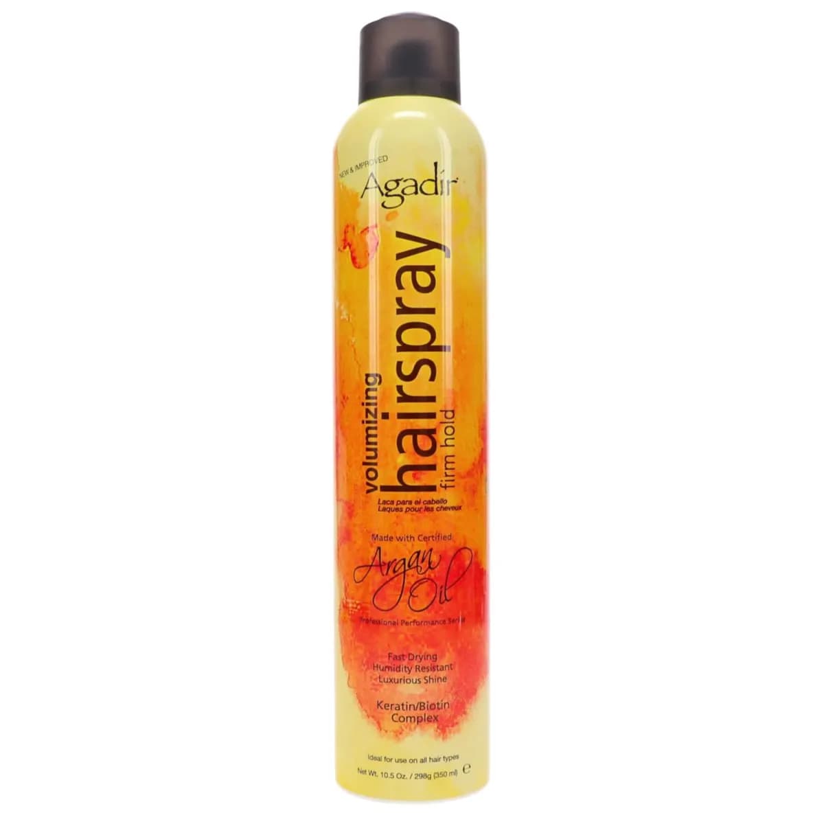 Agadir Volumizing Hair Spray Firm Hold With Argan Oil For All Hair Types 350ml