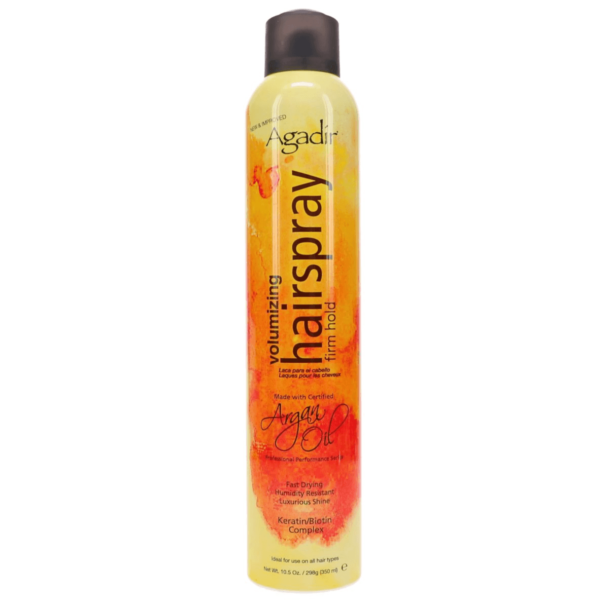 Agadir Volumizing Hair Spray Firm Hold With Argan Oil For All Hair Types 350ml