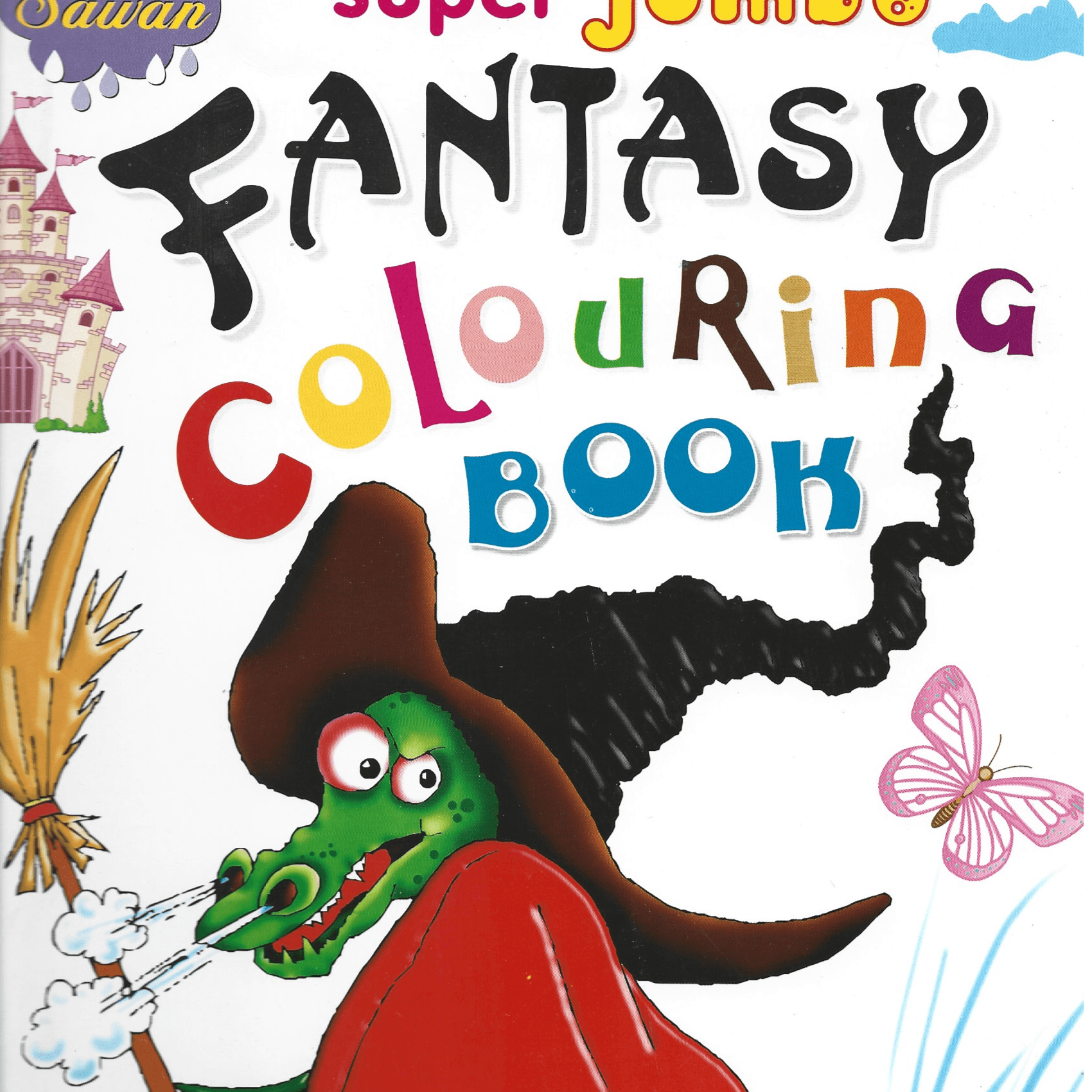 Super Jumbo Fantasy Colouring Book - Sawan