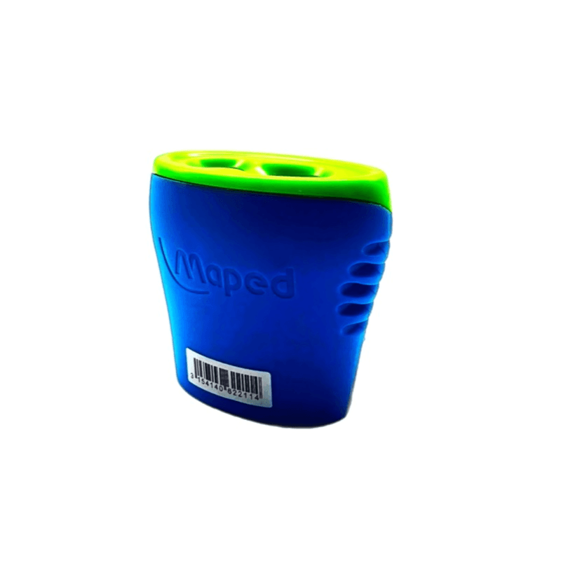 Maped Double Hole Sharpener Turquoise Blue With Light Green Colour - 11707