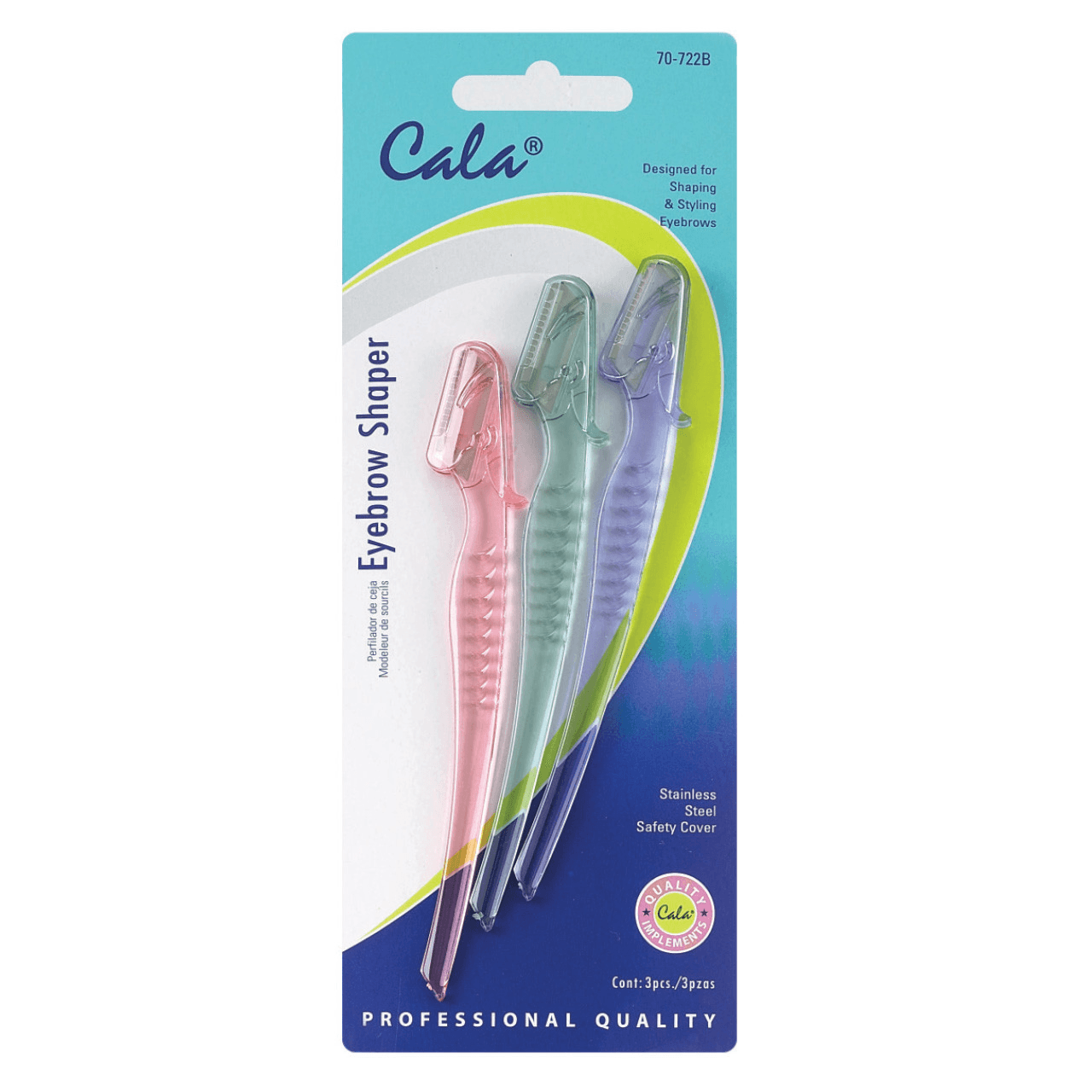 Cala Eyebrow Shaper 3Pc/Pk (70-722B)