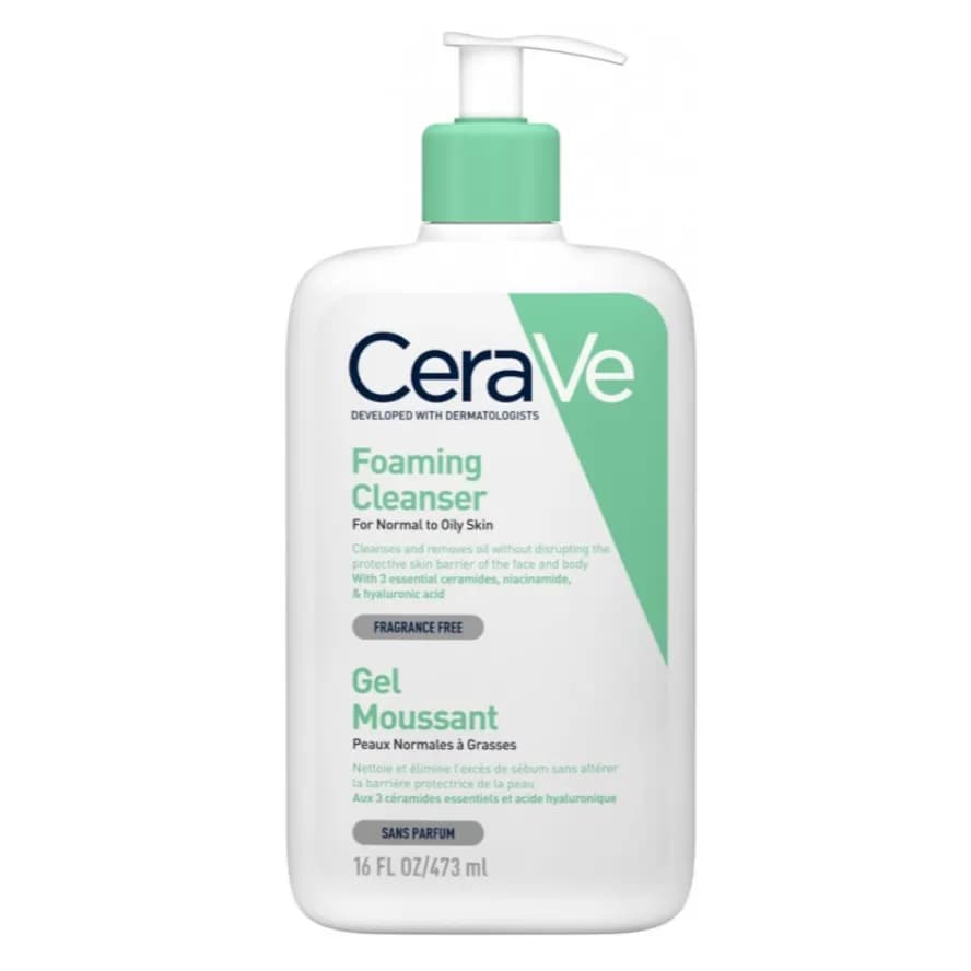 Cerave Foaming Cleanser 473Ml-Fragrance Free