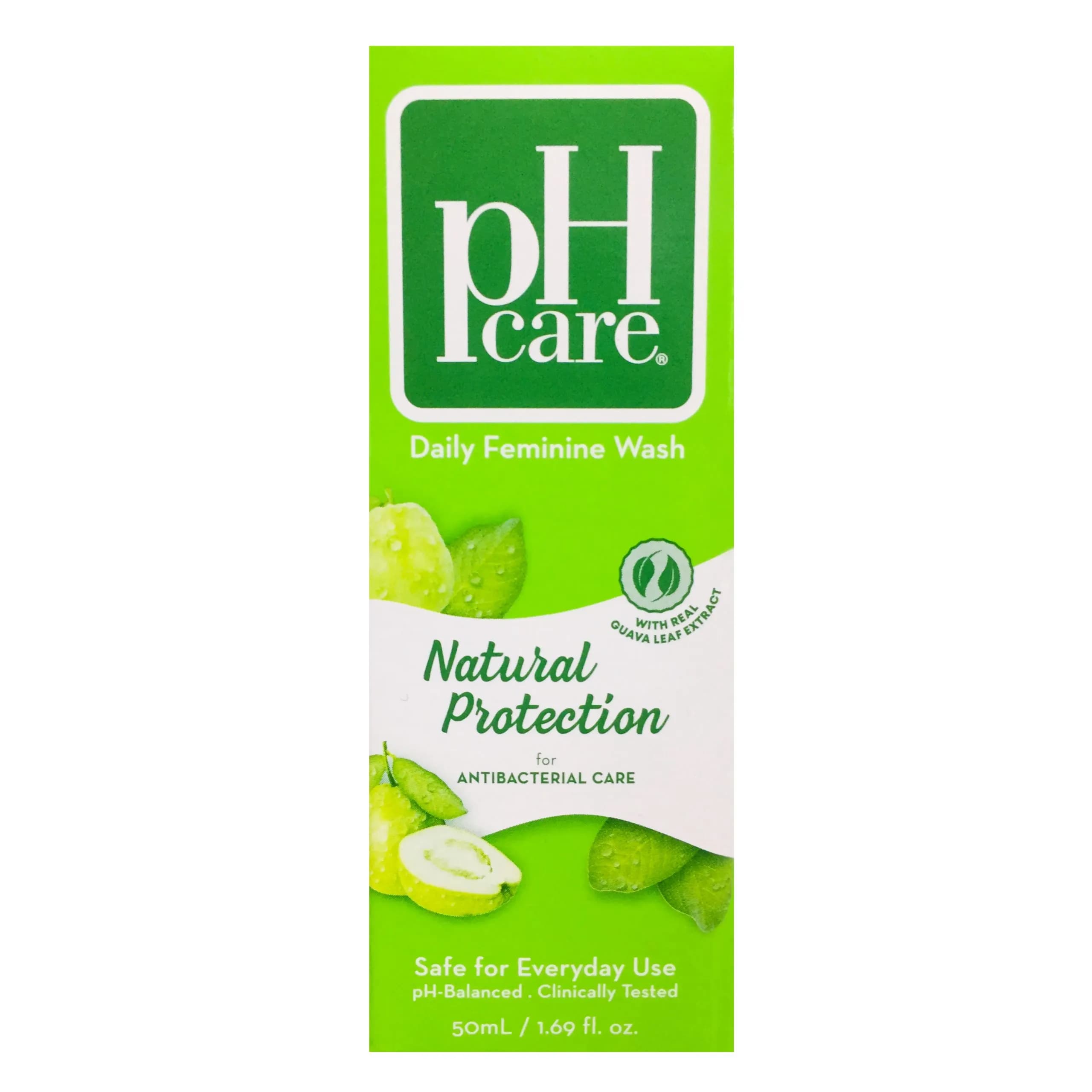 Ph Care Daily Feminine Wash Natural Protection For Antibacterial Care 50ml