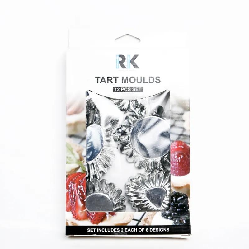 Rk Tart Mouldes 12 Pieces Set Rntp28