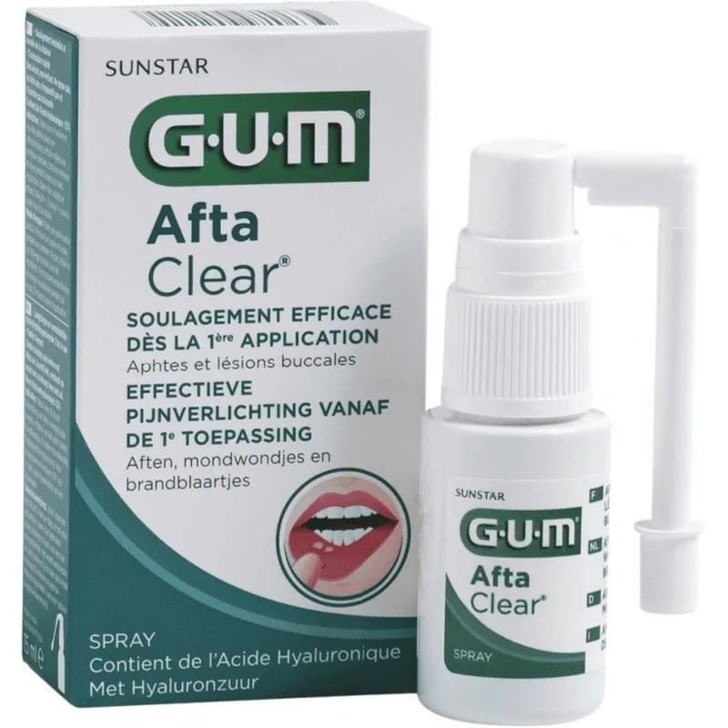 Gum Afta Clear Mouth Ulcer Spray 15ml