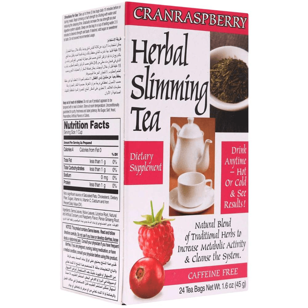 21St Century Slimming Tea Cranrasberry 24 Bags