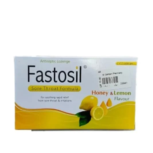 Fastosil Honey And Lemon Lozenges 24's