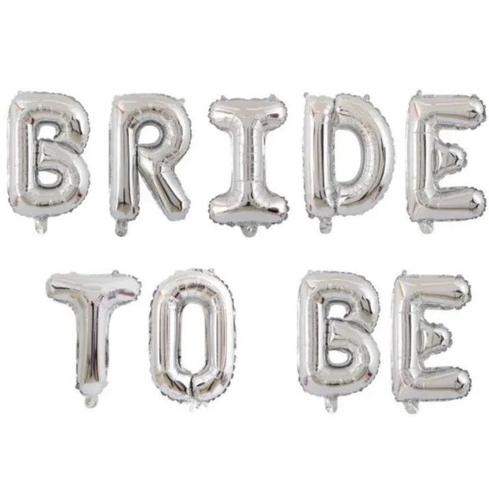 Bride To Be Balloons Banner