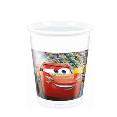 Cars Plastic Cups ( 8pcs )