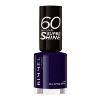 Rimmel London-60 Seconds Super Shine Nail Polish Sea In The Dark 720 8ml