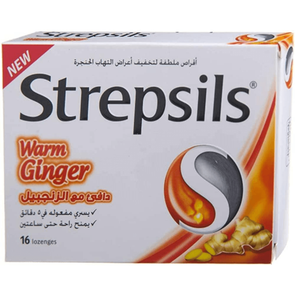 Strepsils Warm Ginger 16 Pieces