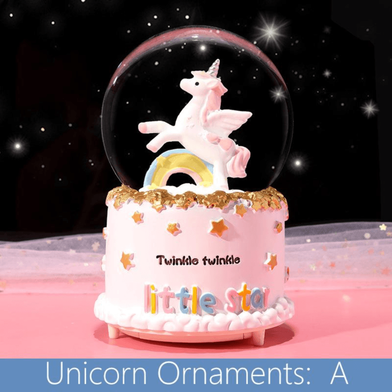 Unicorn Ornaments Crystal Ball