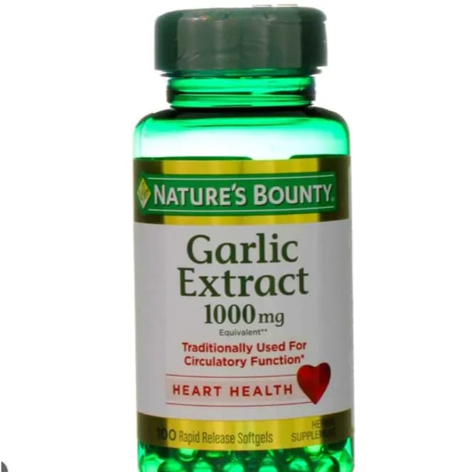 Nature's bounty garlic extract 1000mg 100s