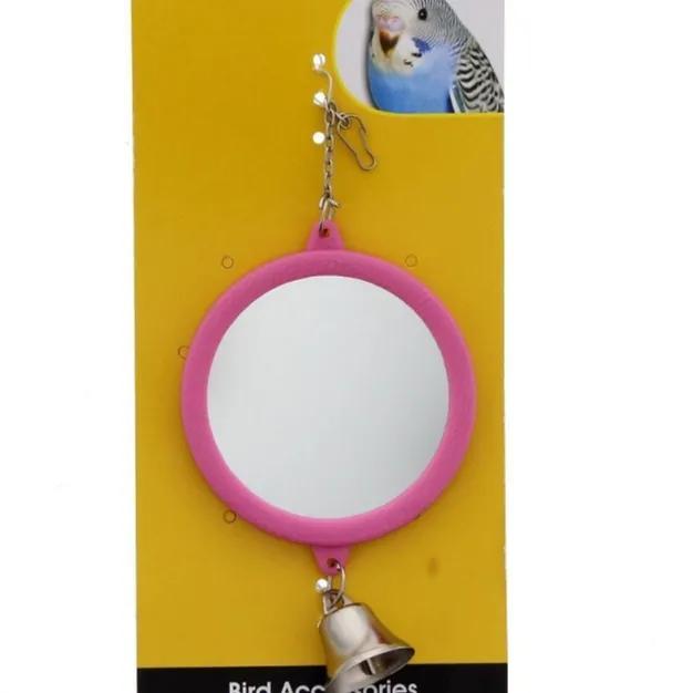 Oasispet 2 Sided Mirror With Bell Bird Toys For Small And Medium Birds