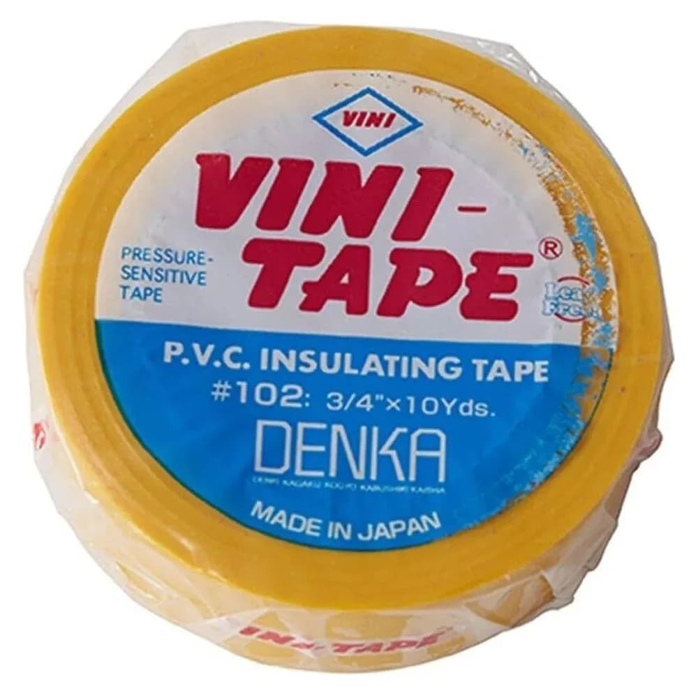 Vini Pvc Insulating Tape 10 Yard Yellow