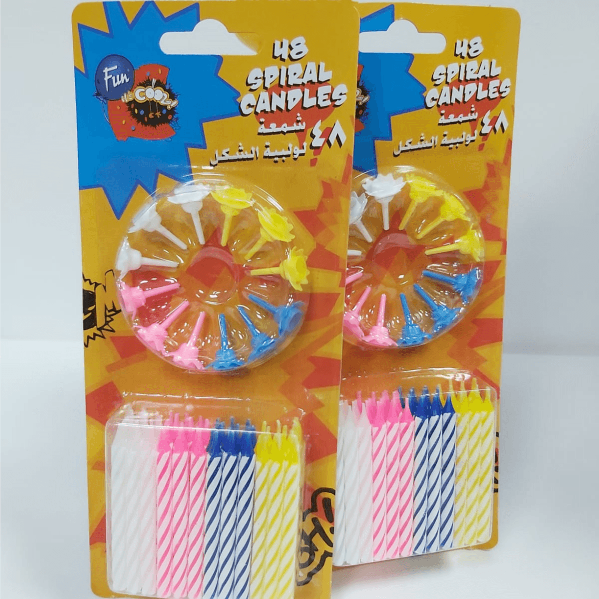 48 Pieces Spiral Candles