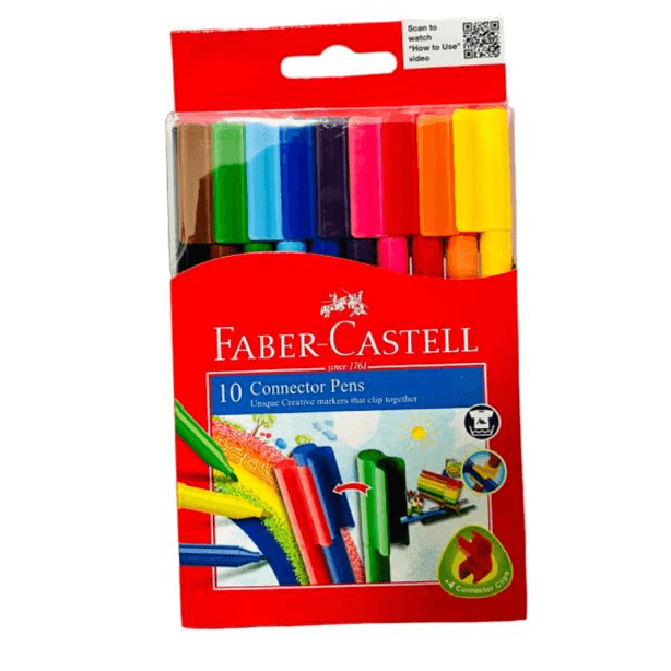 Faber Castell 10 Connector Pens (Clfc18)