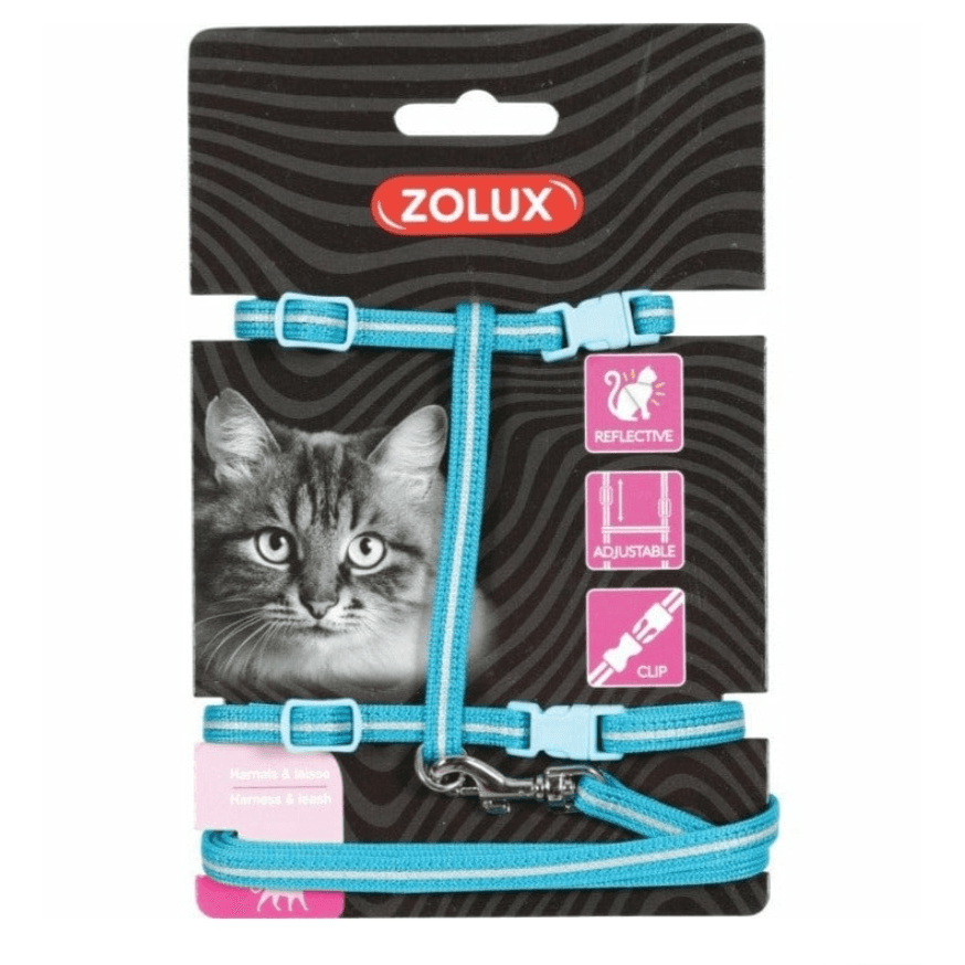 Cat Harness Kit Blue