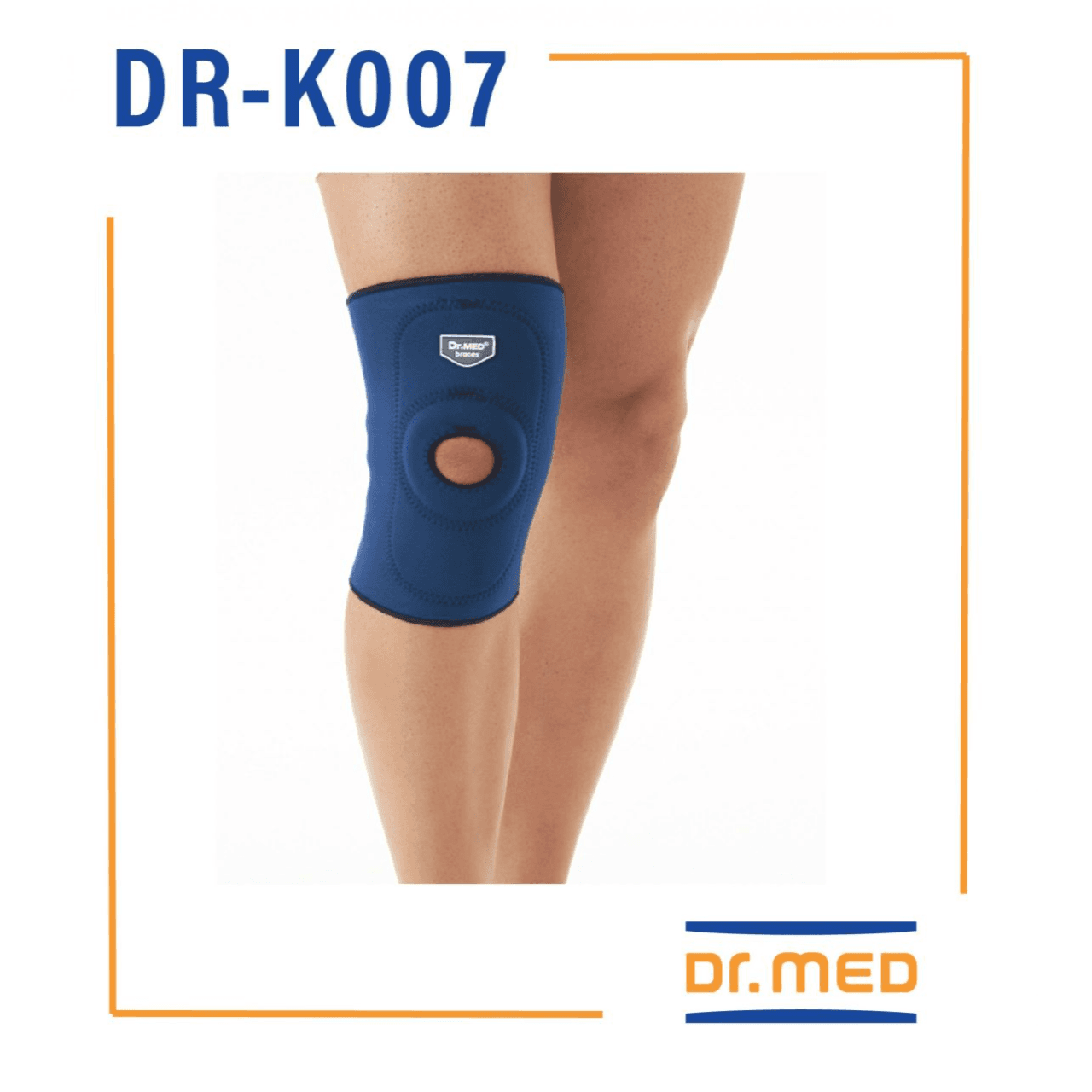 Dr. Med Dr-K007 Knee Sleeve With Open Patella Pad Size X-Large