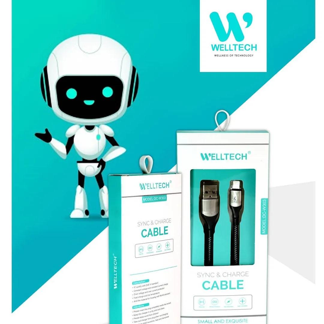 Welltech Lightning Data Cable Dc-w303