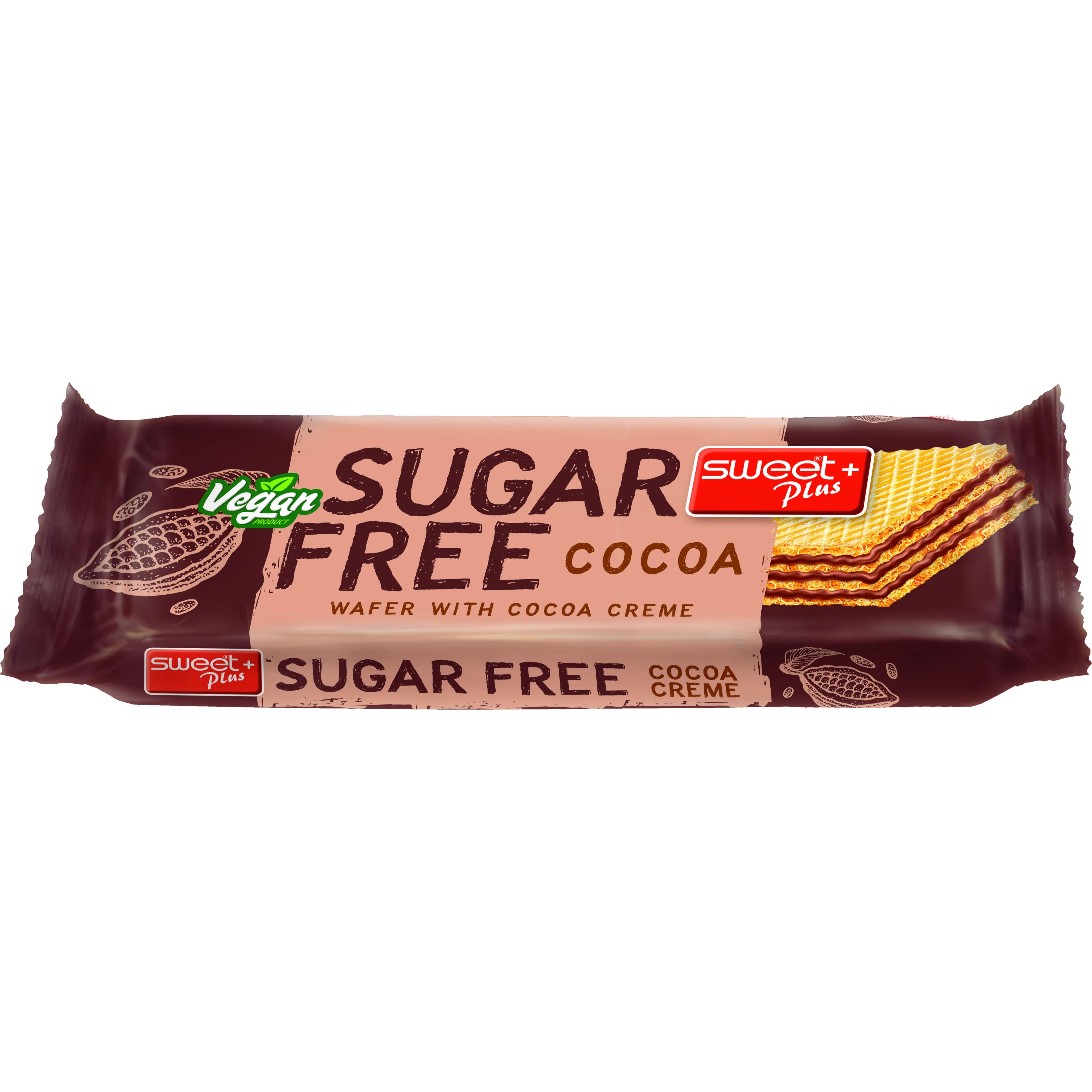 Sweet Plus Sugar Free Vegan Cocoa Wafer 24G