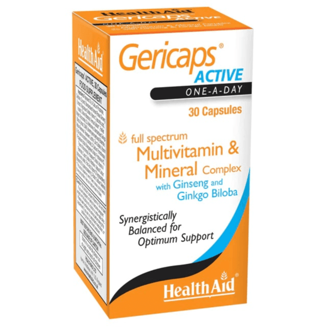 Health Aid Gericaps Active Capsules 30's